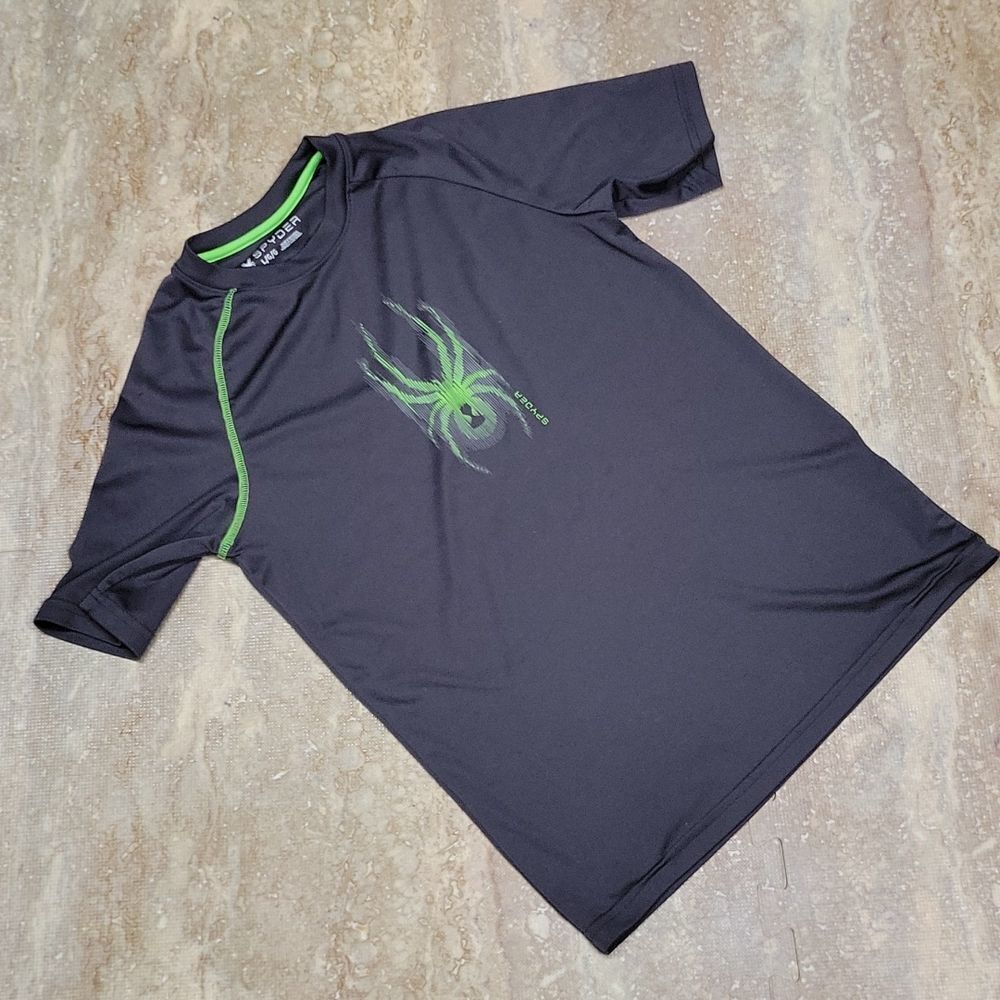 SPYDER YOUTH POLY TEE SIZE LARGE